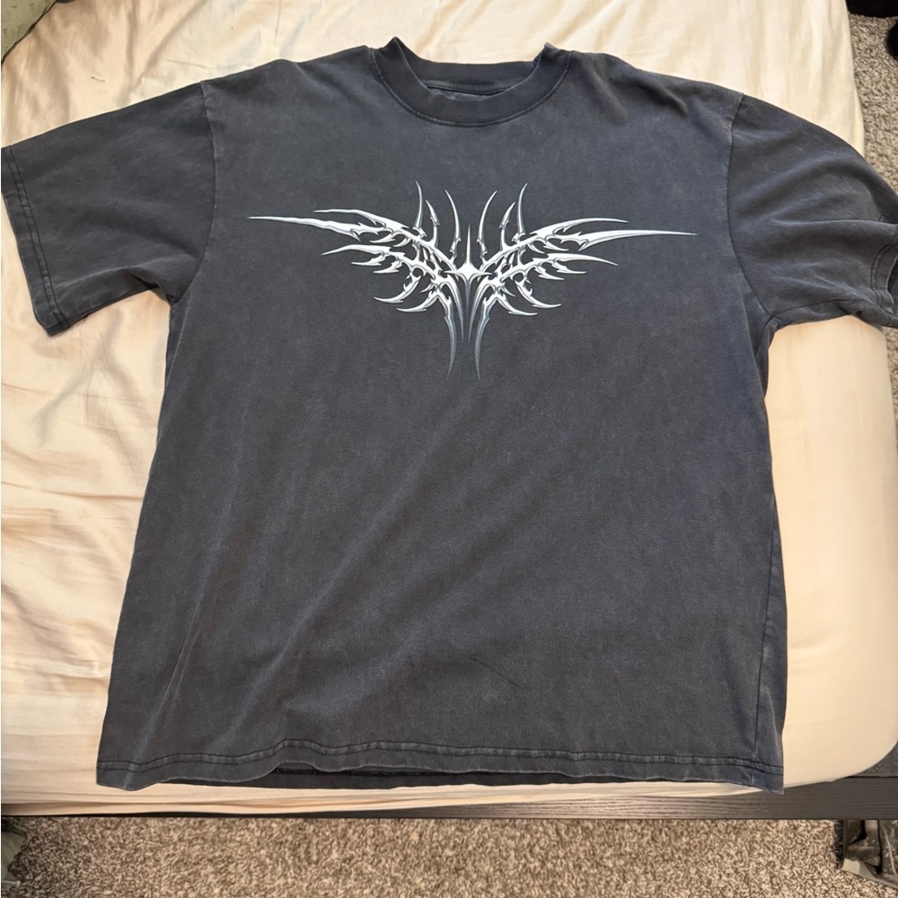 Men's Black Graphic T-Shirt